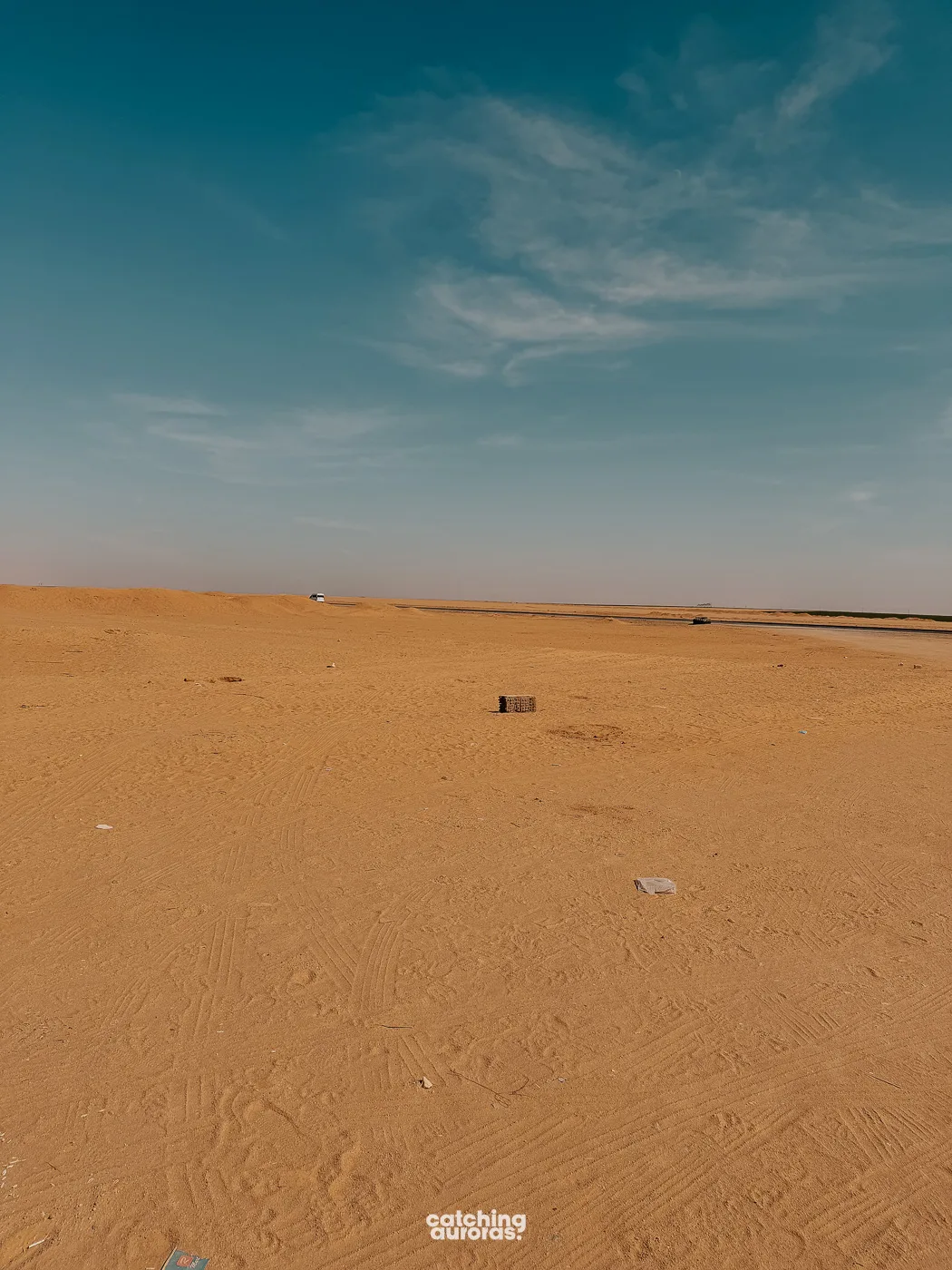 Rest stop on the desert road from Aswan to Abu Simbel