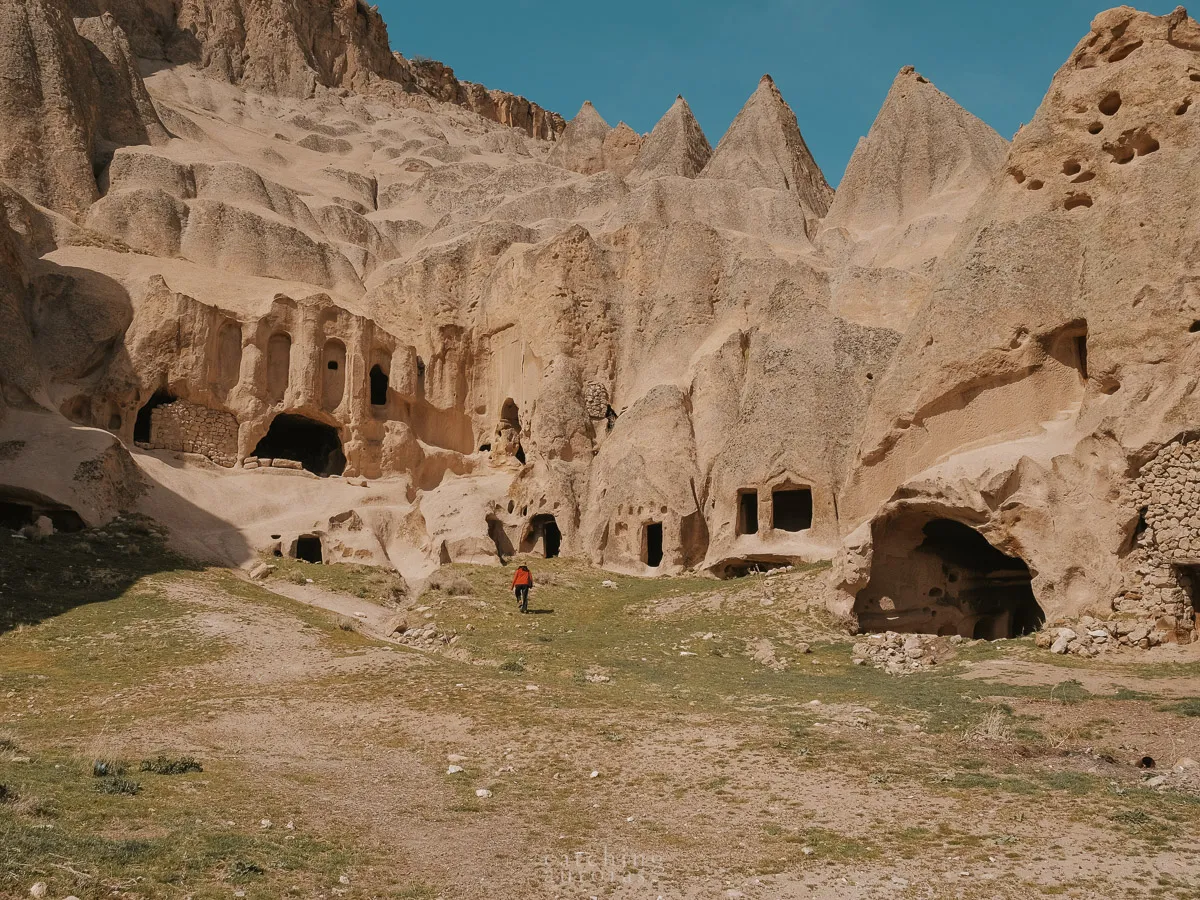 A girl at the Selime Monastery