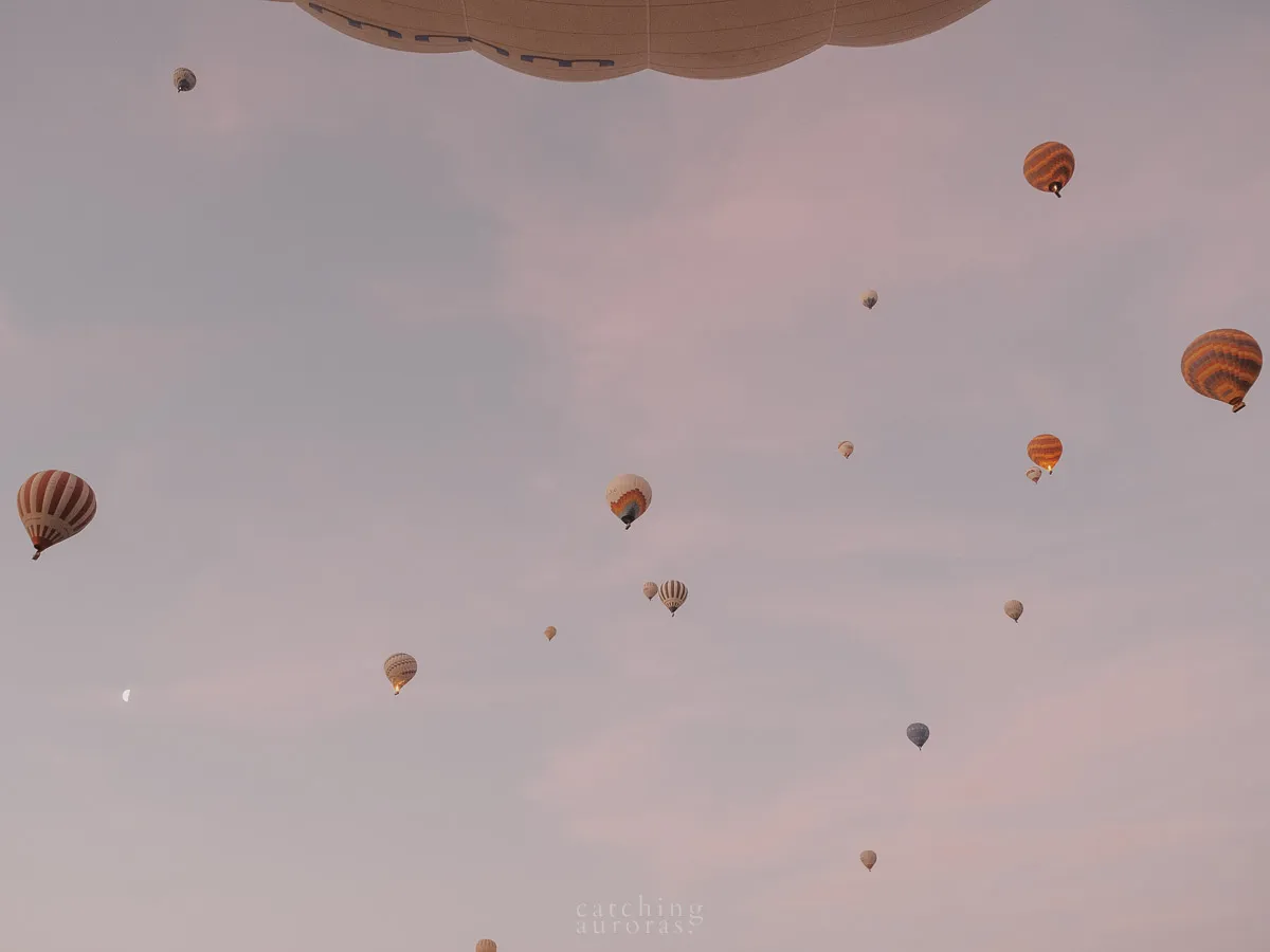 View from the hot air Balloon