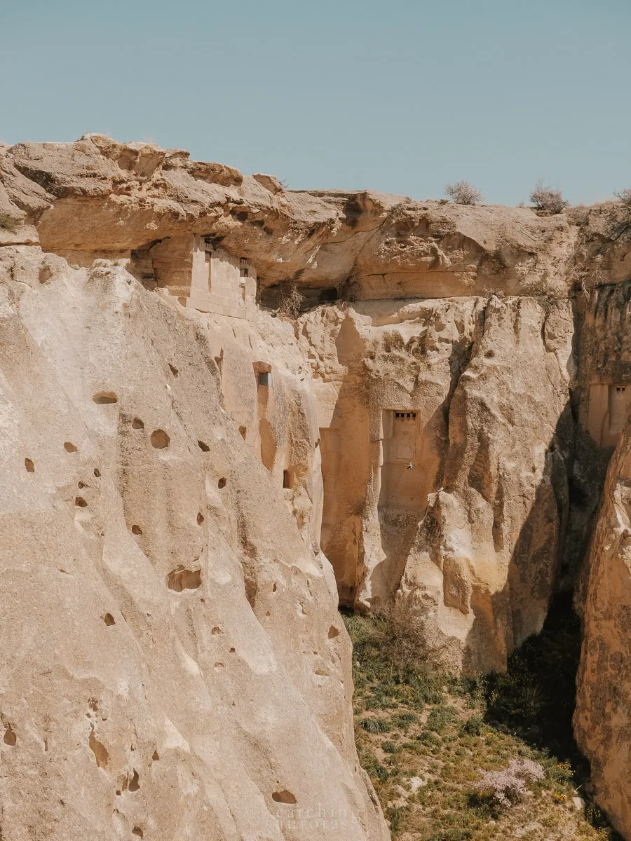 View of the Chuch from the top of Çavuşin