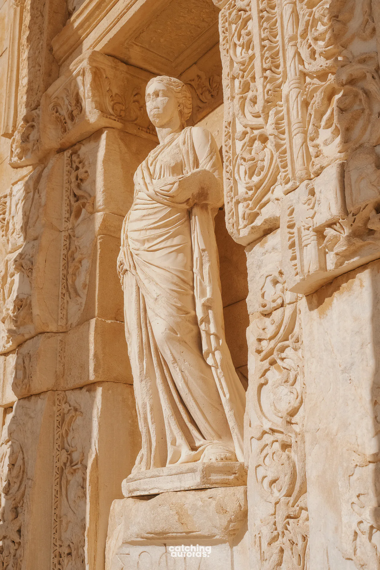 Close-ups of Library of Celsus