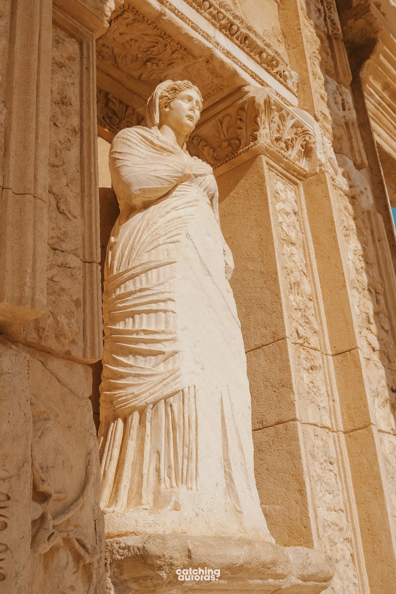 Close-ups of Library of Celsus