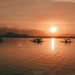 Sunset over Dal Lake in Srinagar