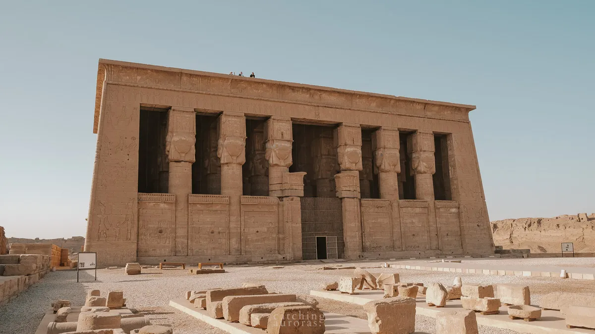 Temple of Hathor at Dendera Temple complex near Luxor Egypt