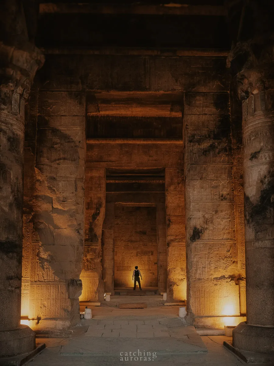 The central altar in Dendera Temple Complex