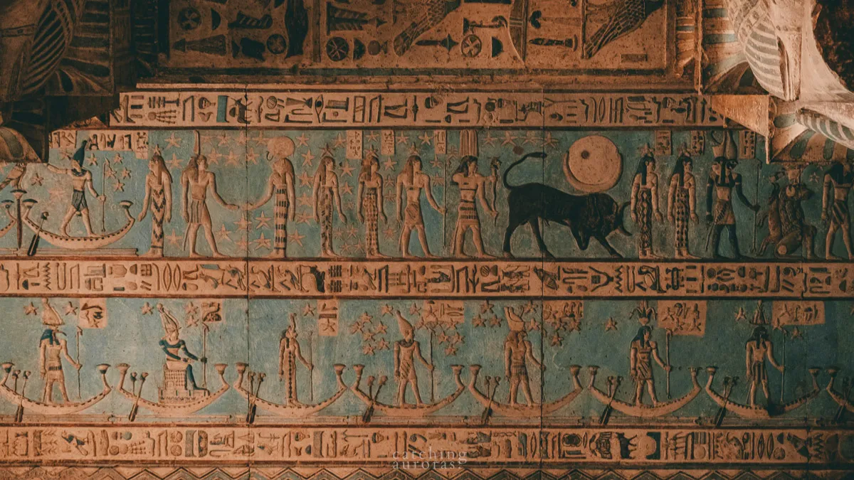 Taurus at Dendera temple Egypt