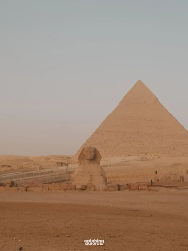 The Great Pyramid of Giza and the Great Sphinx as part of the 10 day Egypt Itinerary.