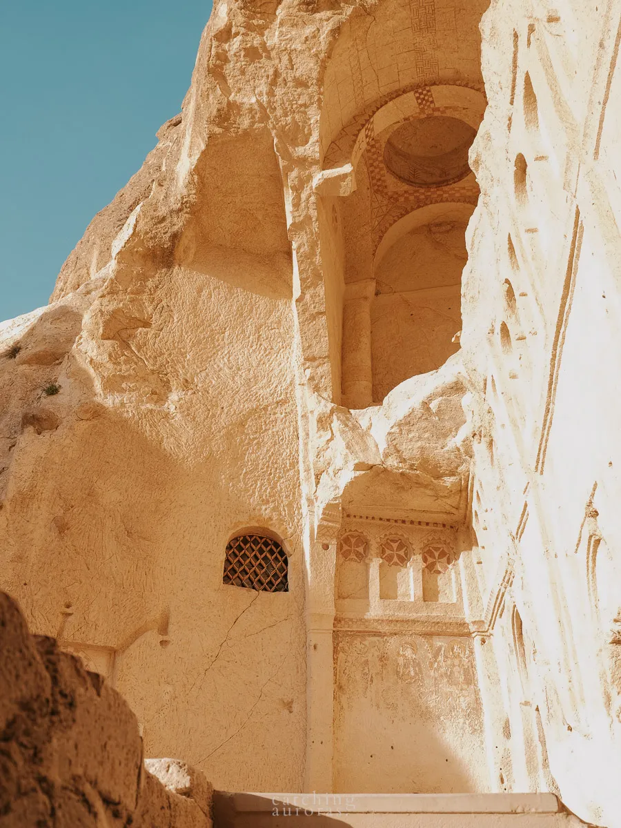 The outside of Dark Church, Göreme Open Air Museum