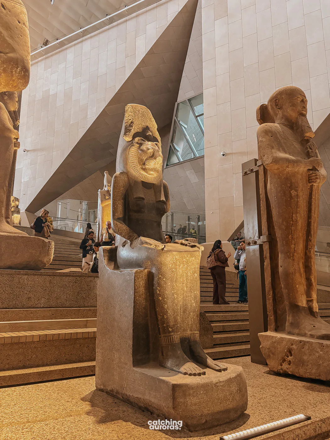 The Grand Staircase at the Grand Egyptian Museum