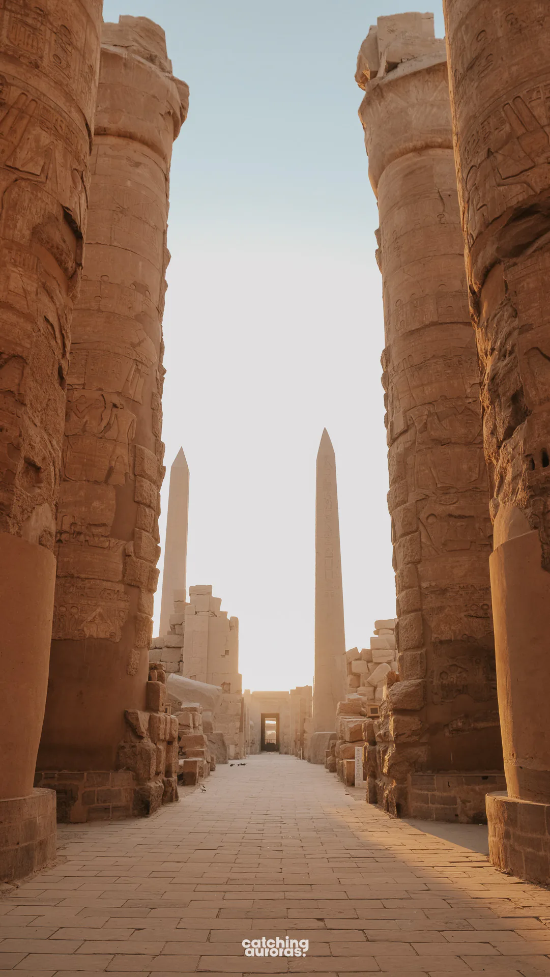 Great Hypostyle Hall columns at Karnak Temple in Luxor