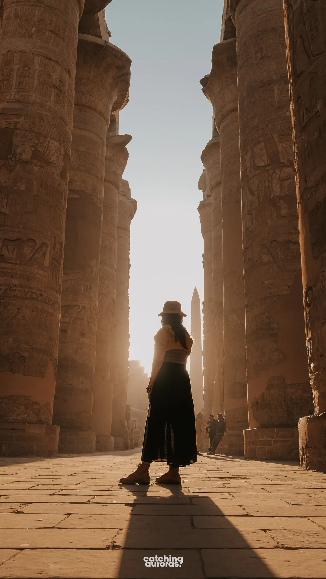 Great Hypostyle Hall columns at Karnak Temple in Luxor