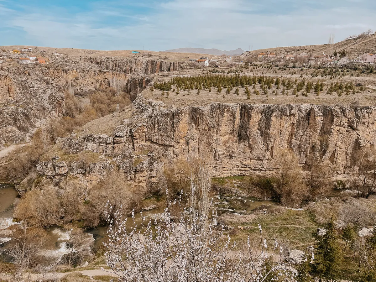 A not-so-green Ihlara Valley at the beginning of spring