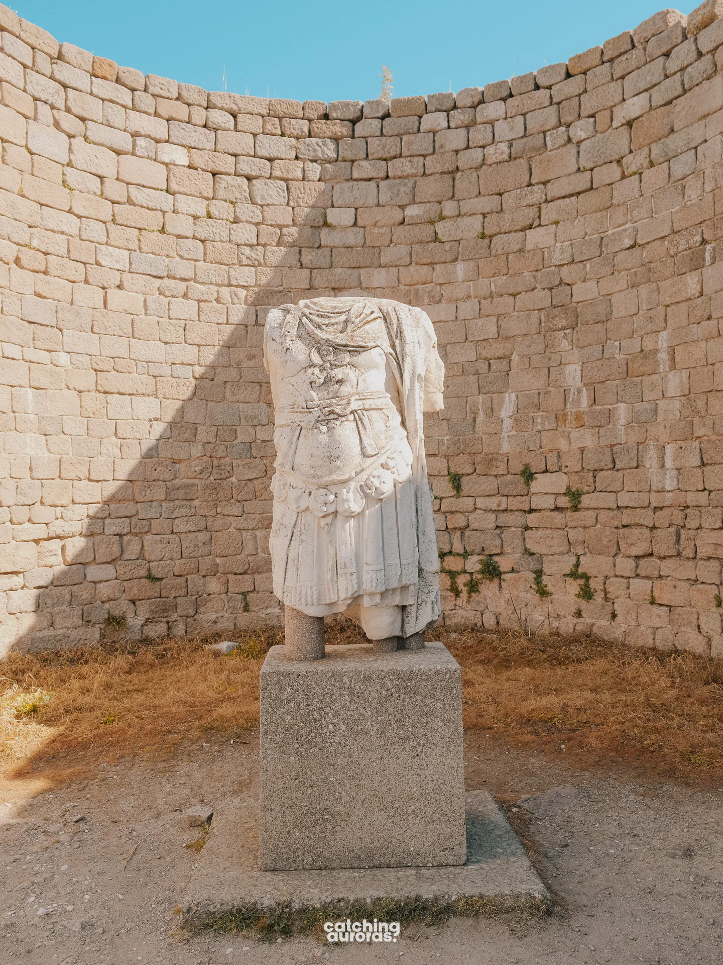 Monuments in Pergamon Acropolis, Turkey