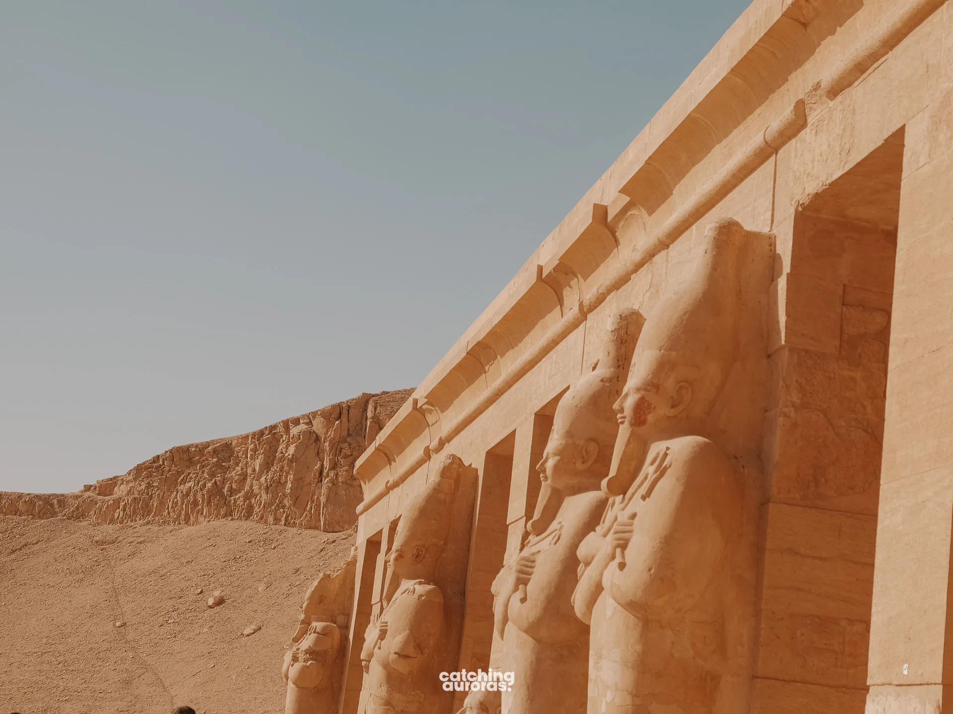 Queen Hatshepshut temple on the West Bank of Luxor Egypt