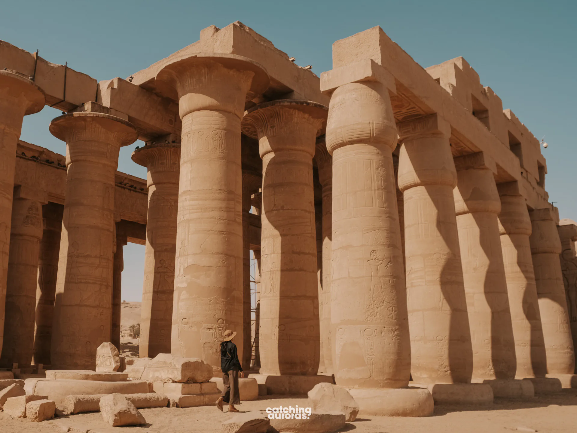 Ramesseum on the west bank of Luxor, Egypt