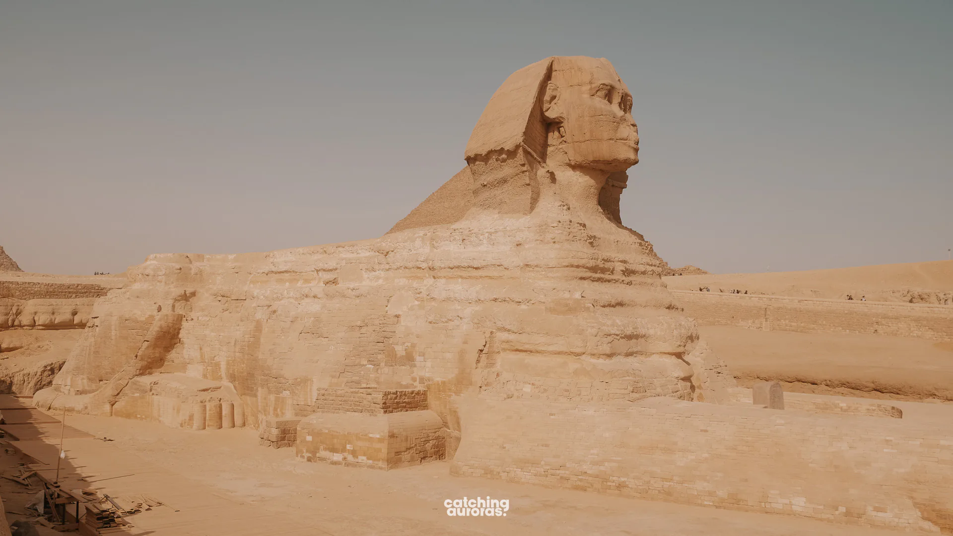 The Great Sphinx of Giza at the Giza Plateau in Cairo