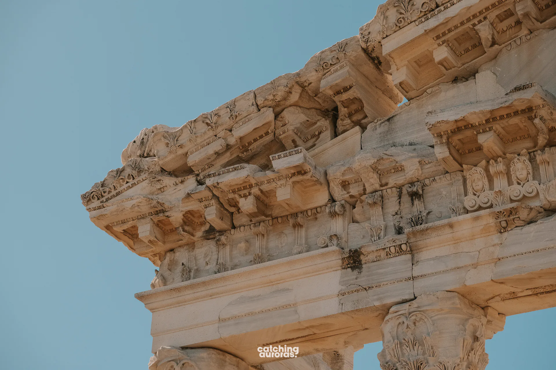 Temple ruins in Bergama, Turkey