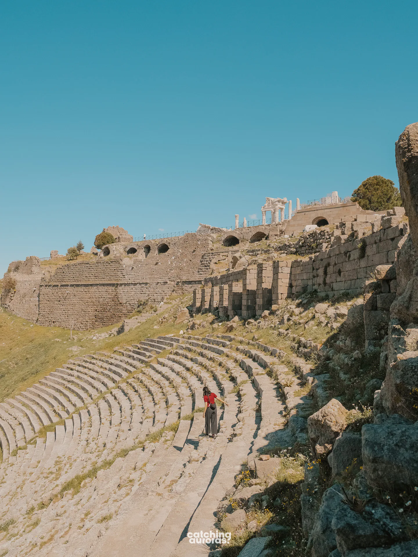 The Theatre in Pergamon Acropolis, Turkey