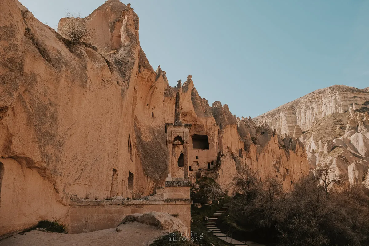 Cave settlements in Zelve Open Air Museum